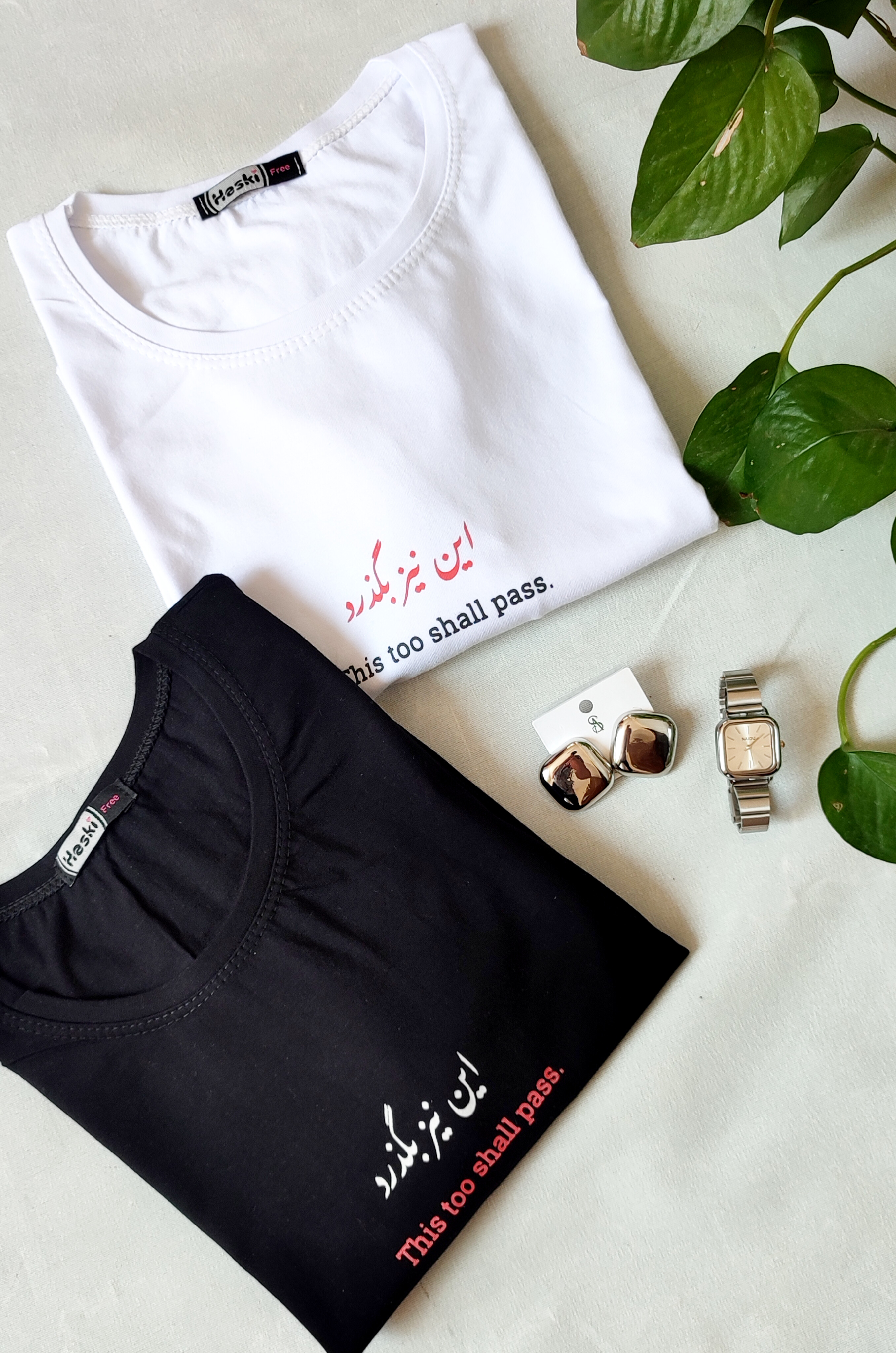 تیشرت زنانه متنی