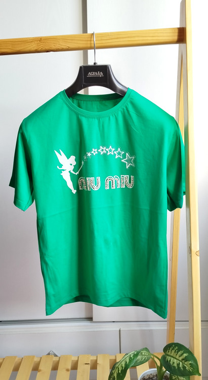 تیشرت نگیندار زنانه قواره بزرگ