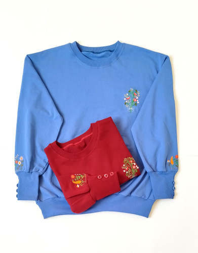 بلوز زنانه گلدوزی