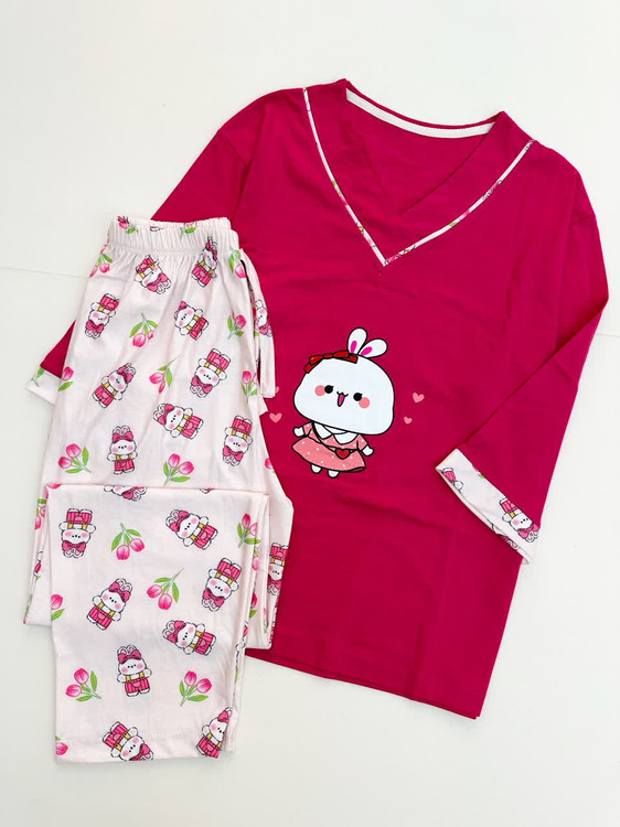 تیشرت و شلوار قوا ه بزرگ زنانه