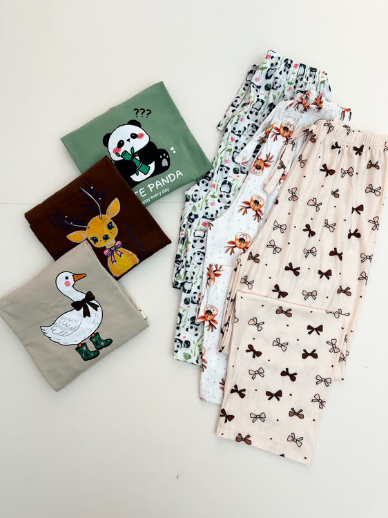 تیشرت و شلوار یقه هفت زنانه